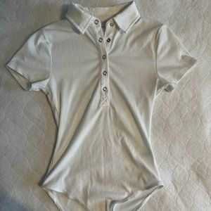 SO Junior White Bodysuit Size XS